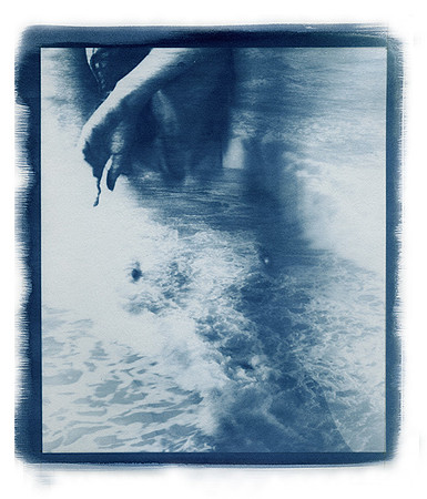 Cyanotype sur papier aquarelle