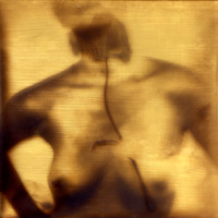 Double Van Dyke sur verre (20x20cm)