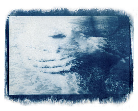 Cyanotype sur papier aquarelle